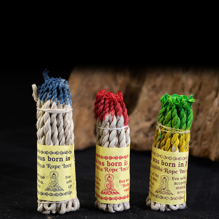 Nepal Rope Incense Purify Healing Meditation Incense - image 1