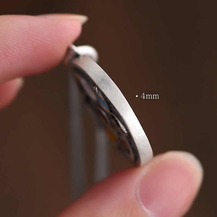 Buddha Stones Tibetan Om Mani Padme Hum Purity Necklace Pendant - image 9