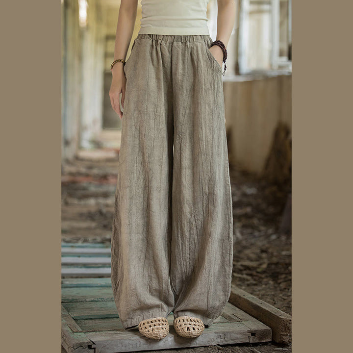 Buddha Stones Retro Tie Dye Harem Pants Casual Women's Yoga Pants With Pockets - image 8