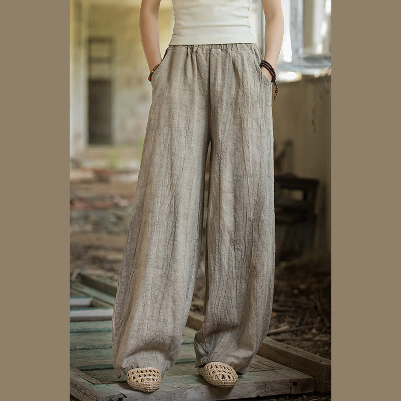 Buddha Stones Retro Tie Dye Harem Pants Casual Women's Yoga Pants With Pockets - image 7