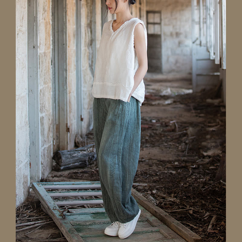 Buddha Stones Retro Tie Dye Harem Pants Casual Women's Yoga Pants With Pockets - image 31