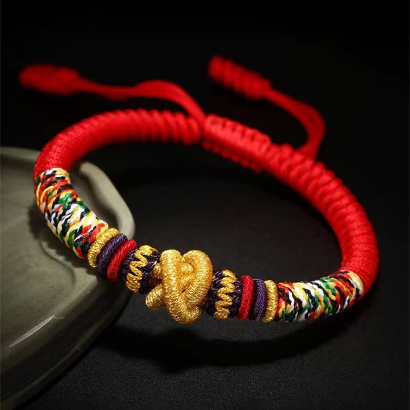 Buddha Stones 925 Sterling Silver Om Mani Padme Hum King Kong Knot Faith Bracelet - image 8