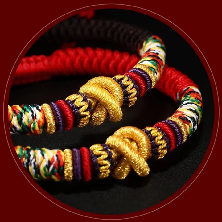 Buddha Stones 925 Sterling Silver Om Mani Padme Hum King Kong Knot Faith Bracelet - image 13