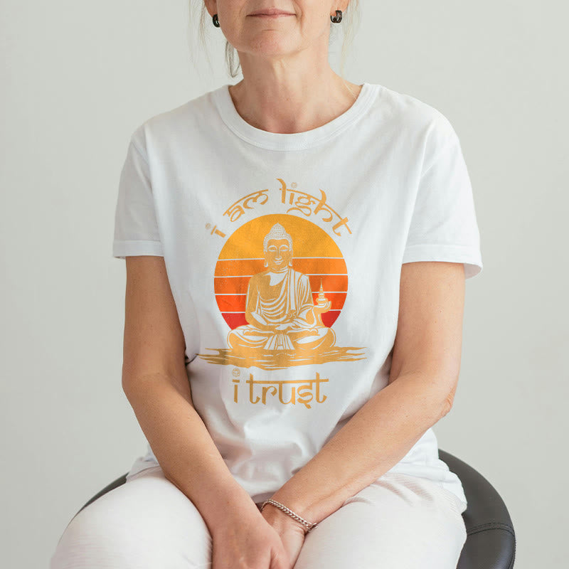 Buddha Stones I Am Light I Trust Tee T-shirt
