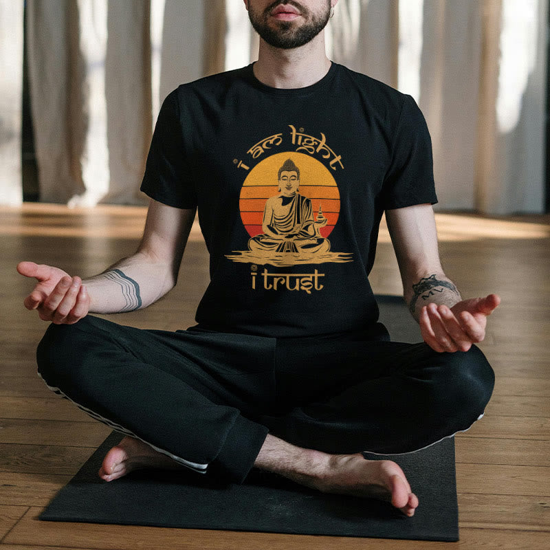 Buddha Stones I Am Light I Trust Tee T-shirt