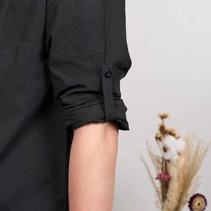 Buddha Stones Solid Color Three Quarter Sleeve Men's T-shirt - image 4