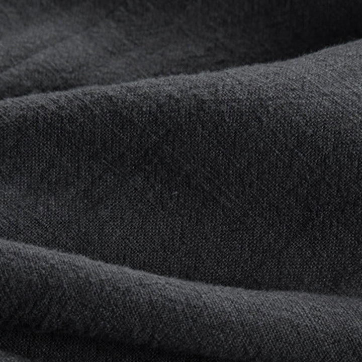 Buddha Stones Simple Fall Lace-up Cotton Linen Men Jacket Coat Zen Clothing - image 11