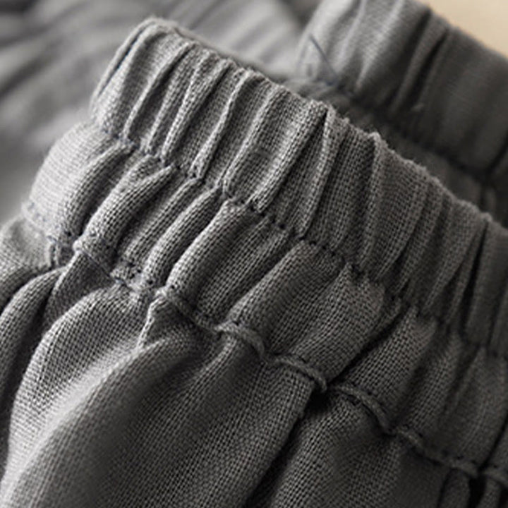 Buddha Stones Casual Plain Solid Color Linen Women's Pants With Pockets - image 20