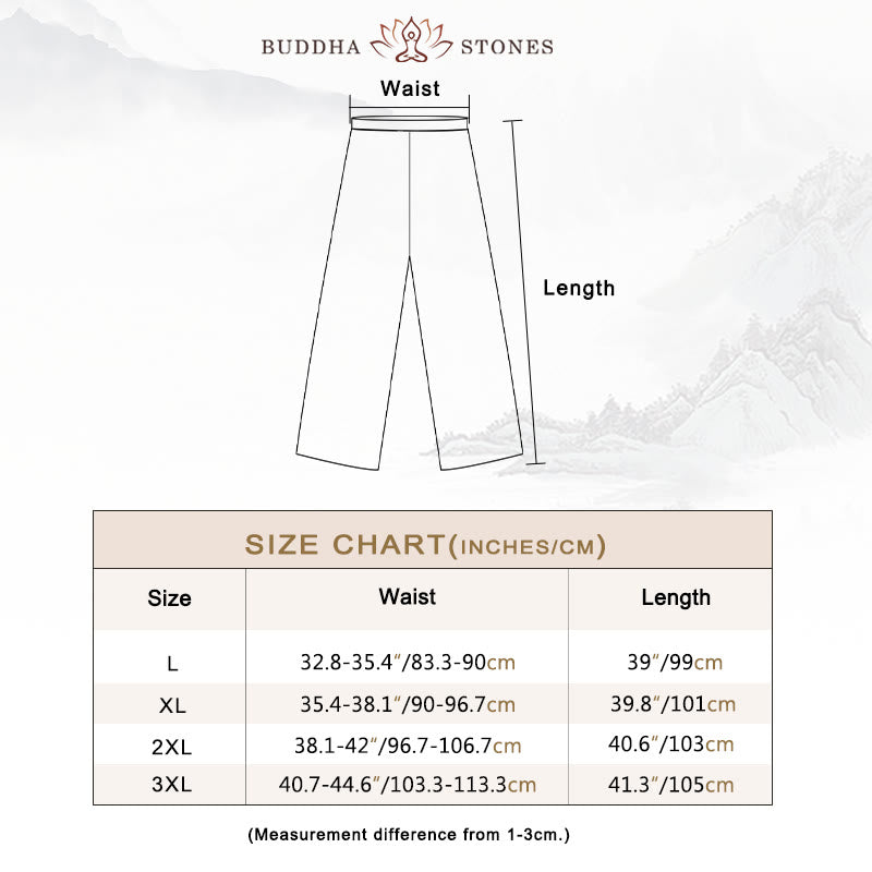 Buddha Stones 2Pcs Tang Suit Dragon Frog-Button Men's Long Sleeve Shirt Pants Clothing Set - image 7