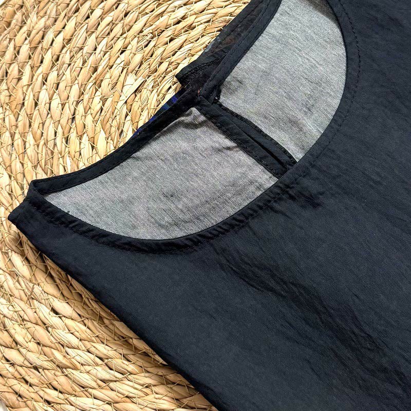 Buddha Stones Casual Printed Auspicious Clouds Various Petals Women's Crew Neck Design Half Sleeve Polyester T-shirt