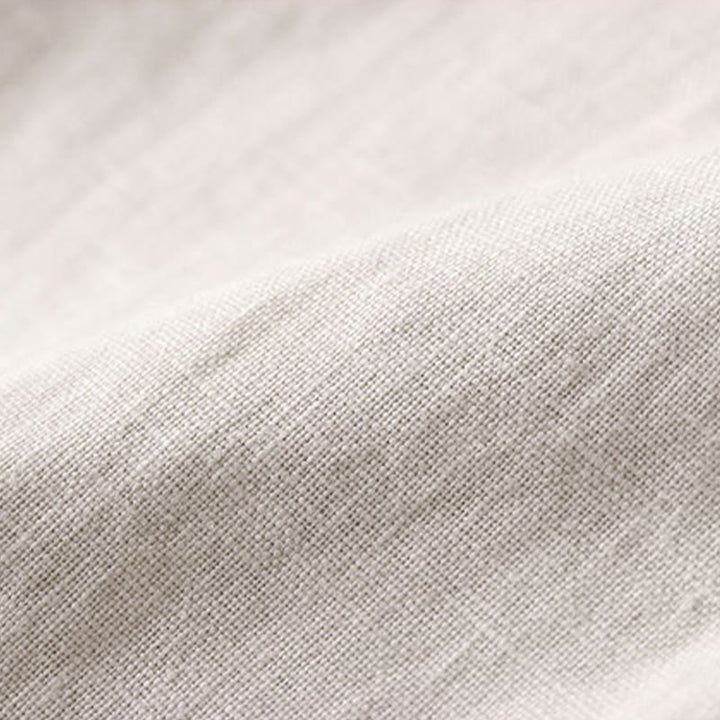 Buddha Stones Commute Solid Color Drawstring 7-8 Length Cotton Linen Women's Wide Leg Pants With Pockets - image 6