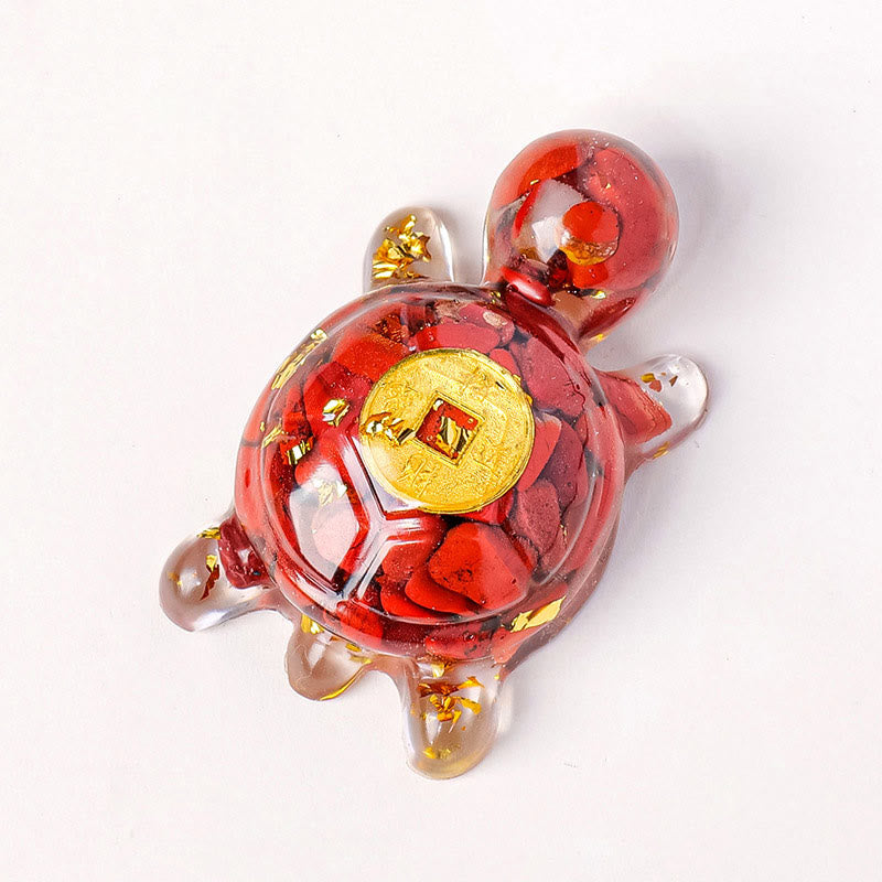 Buddha Stones Small Various Crystal Green Aventurine Amethyst Turtle Copper Coins Luck Home Decoration