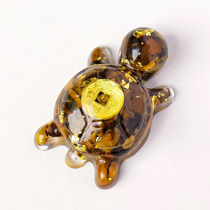 Buddha Stones Small Various Crystal Green Aventurine Amethyst Turtle Copper Coins Luck Home Decoration