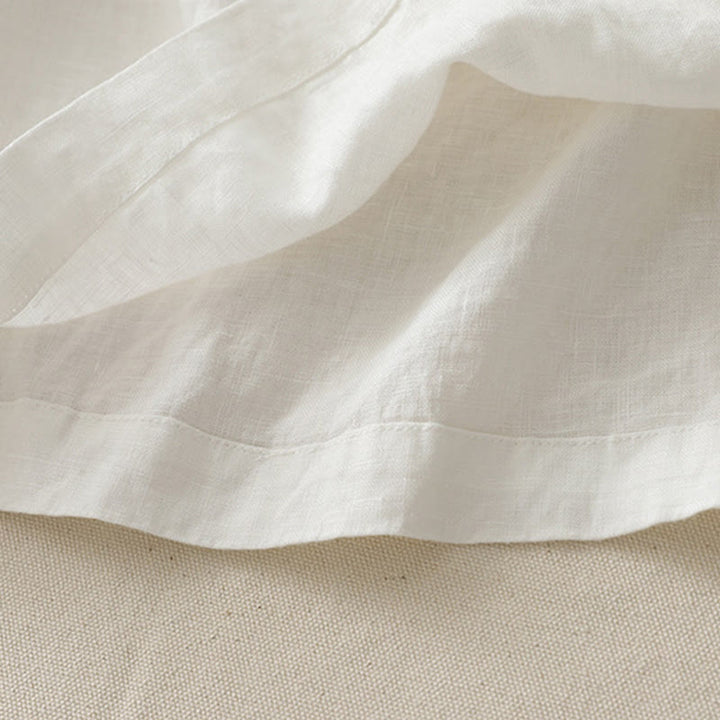 Buddha Stones Casual Plain Tucker Pleats Elastic Women's Polyester Wide Leg Pants With Pockets - image 10