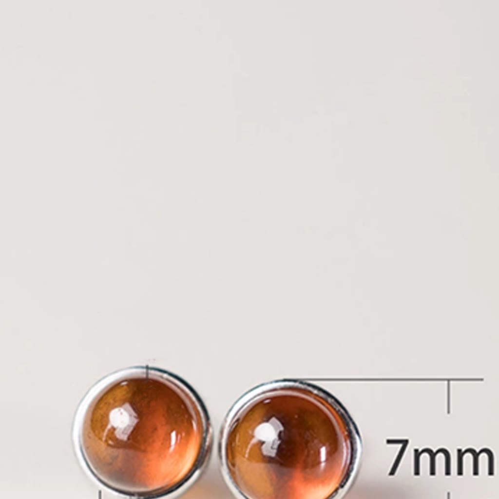 Buddha Stones 925 Sterling Silver Garnet Protection Earrings