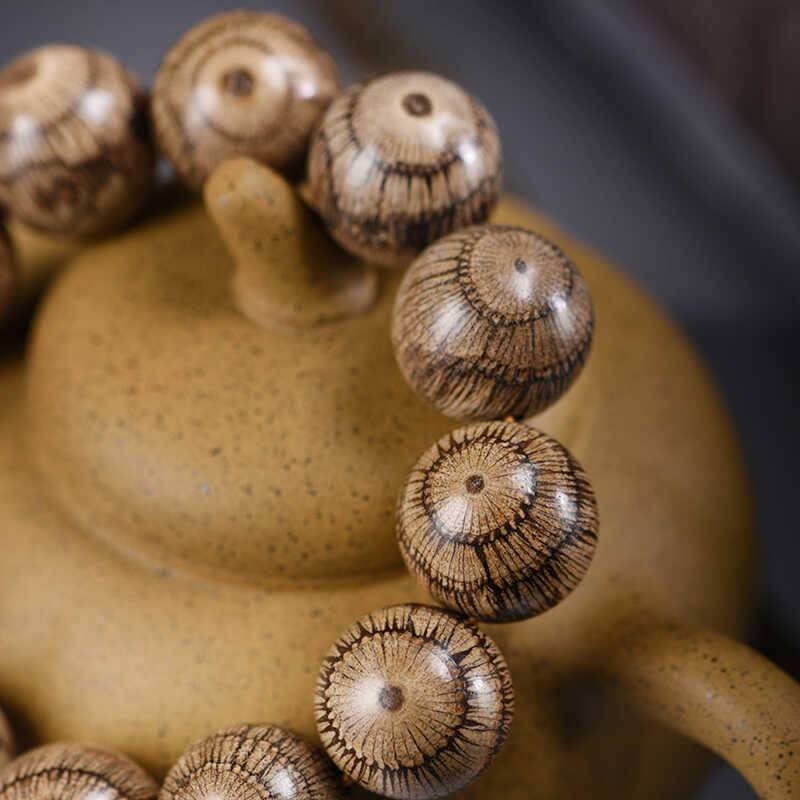 Buddha Stones Gnetum Wood Beads Protection Bracelet - image 3