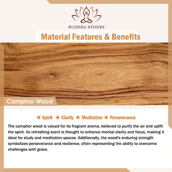 Buddha Stones Ebony Wood Camphor Wood Yin Yang Ox Engraved Peace Bracelet - image 7