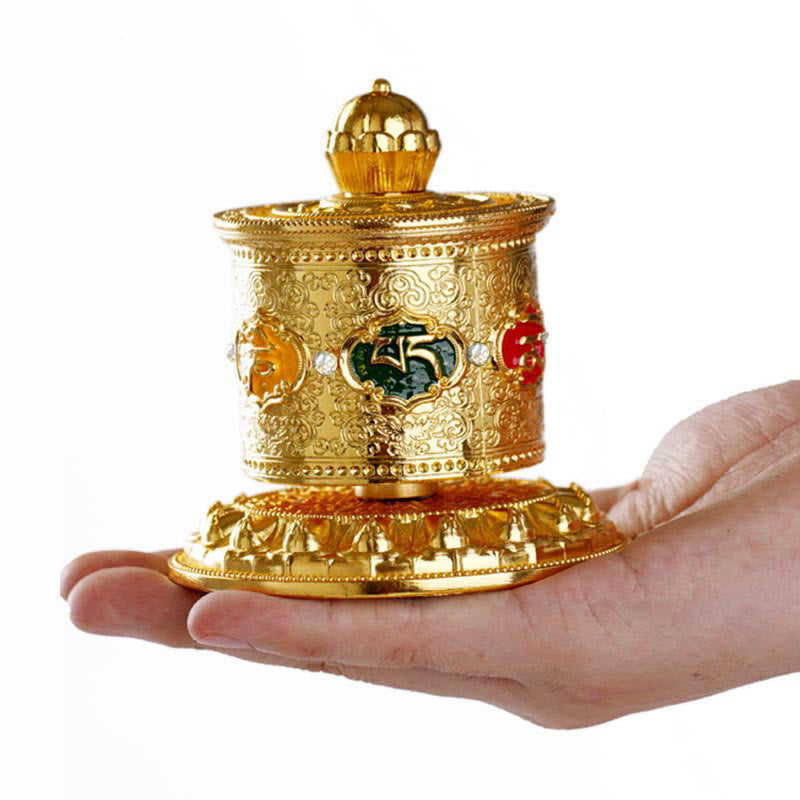 Tibetan Blessing Prayer Wheel Car Decoration