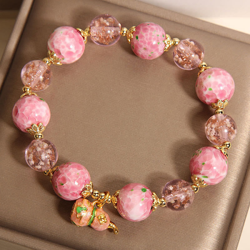 Buddha Stones Gourd Liuli Bracelet - image 5