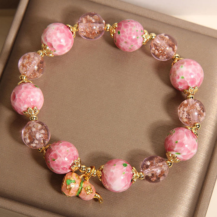 Buddha Stones Gourd Liuli Bracelet - image 5