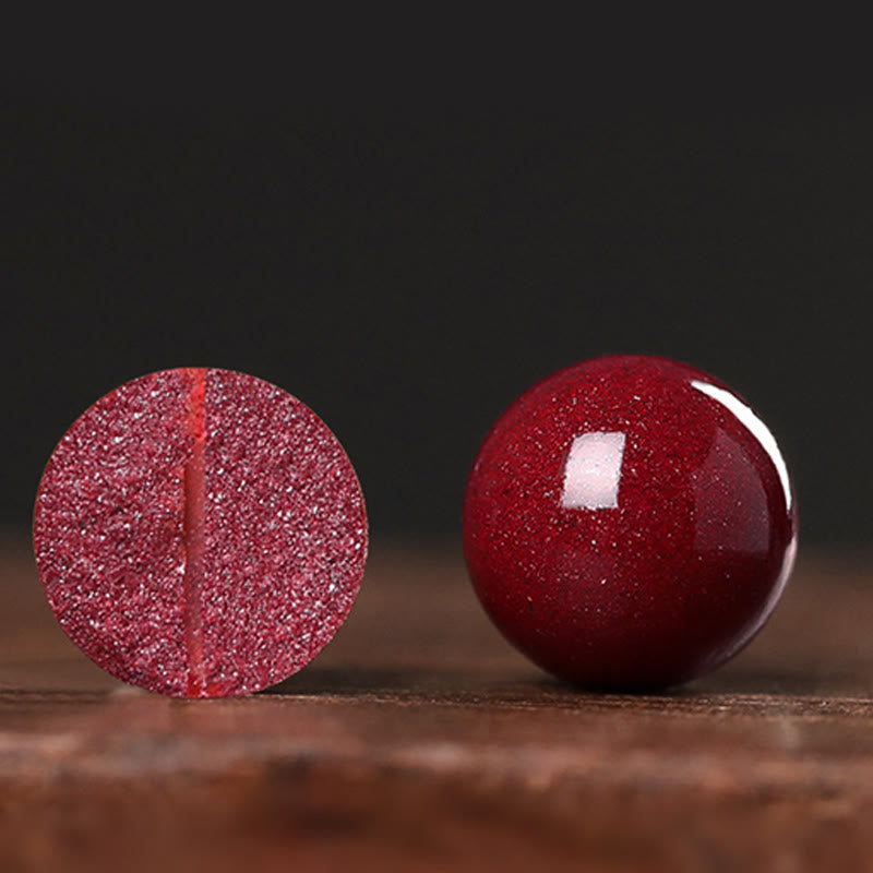 Buddha Stones Gourd Pearl Cinnabar Blessing Beads Bracelet - image 17