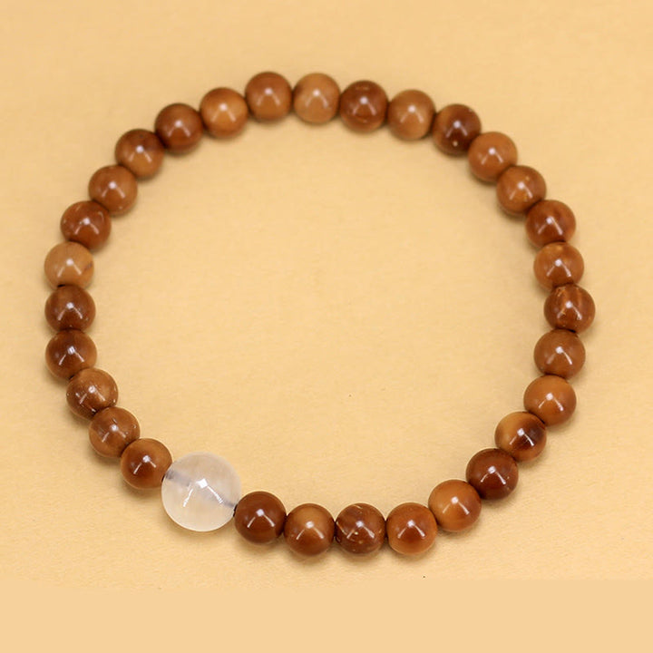 Buddha Stones Kuka Seed Agate Stone Luck Bracelet - image 3