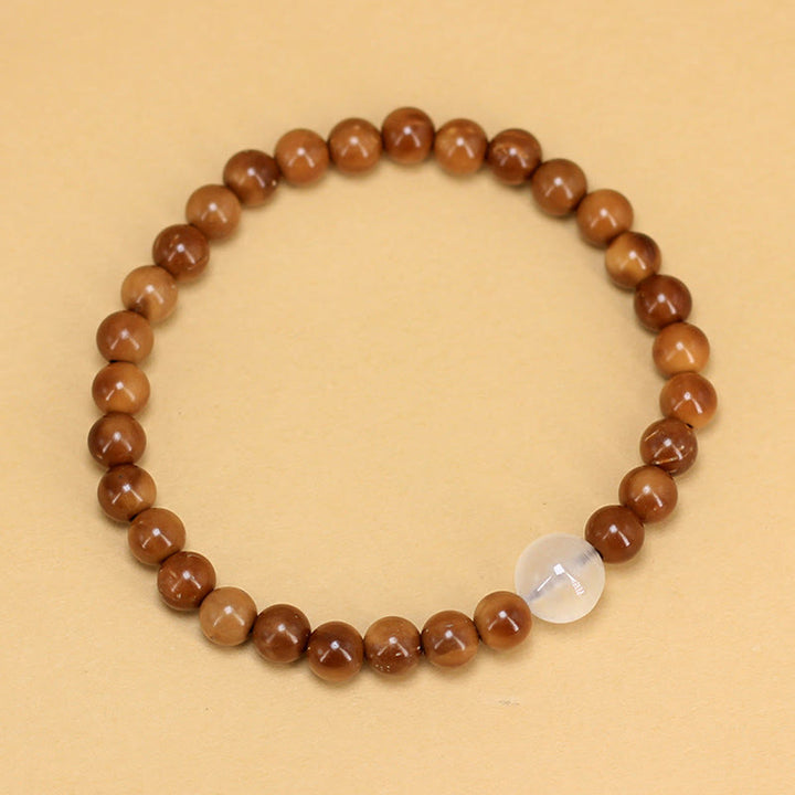 Buddha Stones Kuka Seed Agate Stone Luck Bracelet - image 4