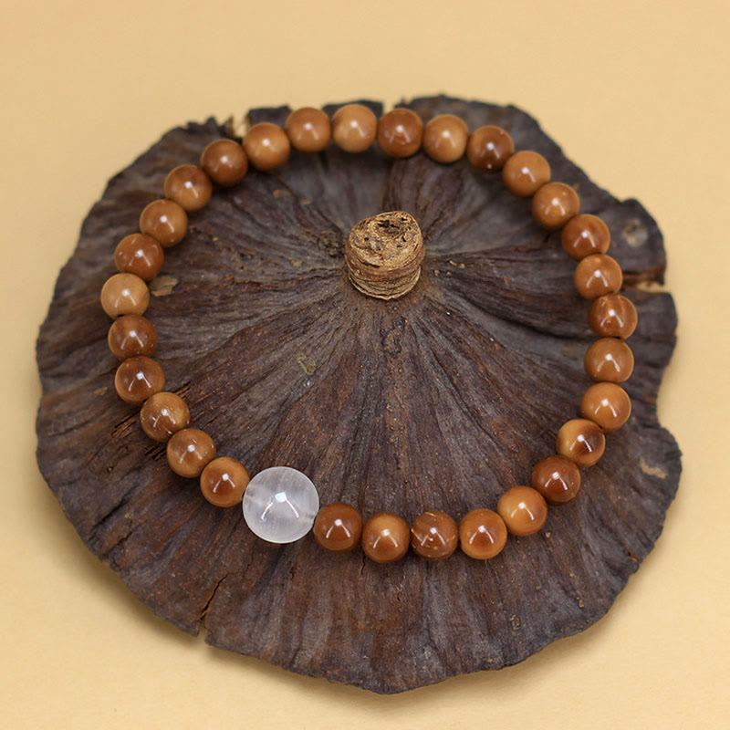Buddha Stones Kuka Seed Agate Stone Luck Bracelet - image 2