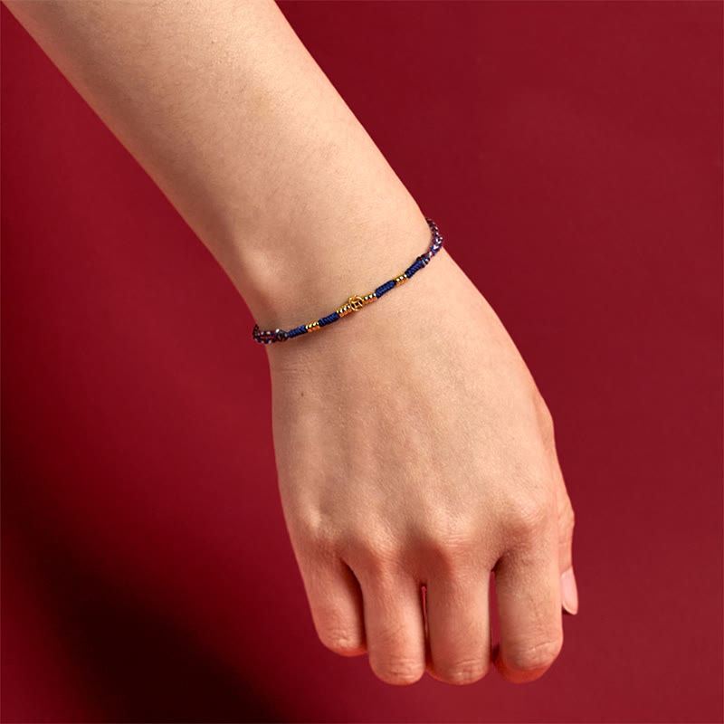 Buddha Stones Handmade Braided Red String Copper Coins Luck Bracelet - image 12