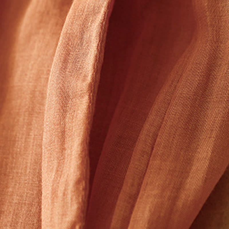 Buddha Stones Simple Design Drawstring Cotton Women's Wide Leg Pants With Pockets - image 25