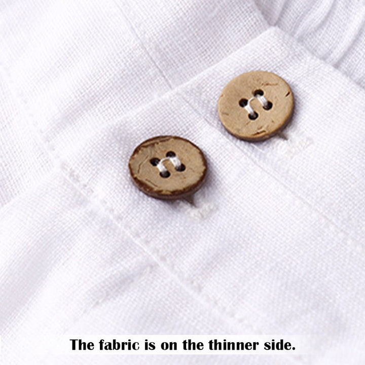 Buddha Stones Summer Casual Simple Design Linen Women's Wide Leg Pants With Zipper Pockets - image 8