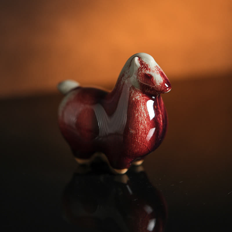 Buddha Stones Year Of The Horse Ceramics Prosperity Home Decoration - image 1