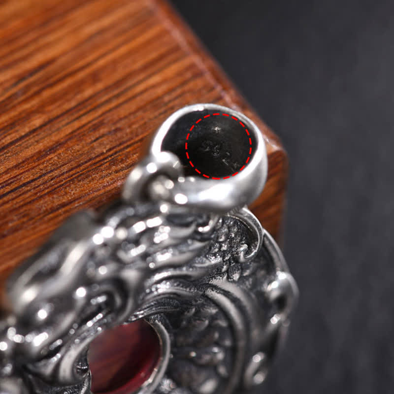 Koi Fish Dragon Peace Buckle Wealth Necklace Pendant - image 13