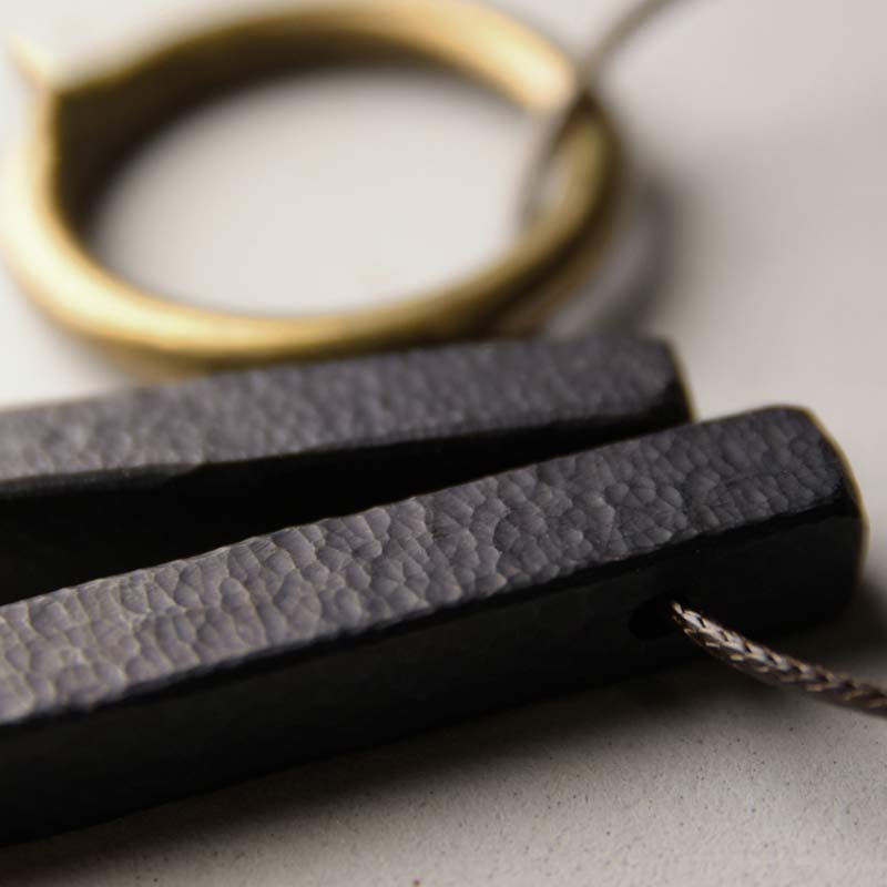 Buddha Stones Zen Circle Ebony Wood Enlightenment Necklace Pendant - image 11