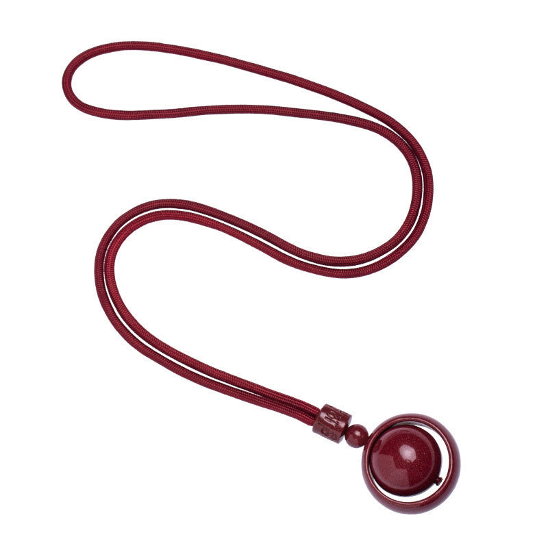 Buddha Stones Cinnabar Om Mani Padme Hum PiXiu Blessing Lucky Bead Necklace Pendant - image 15