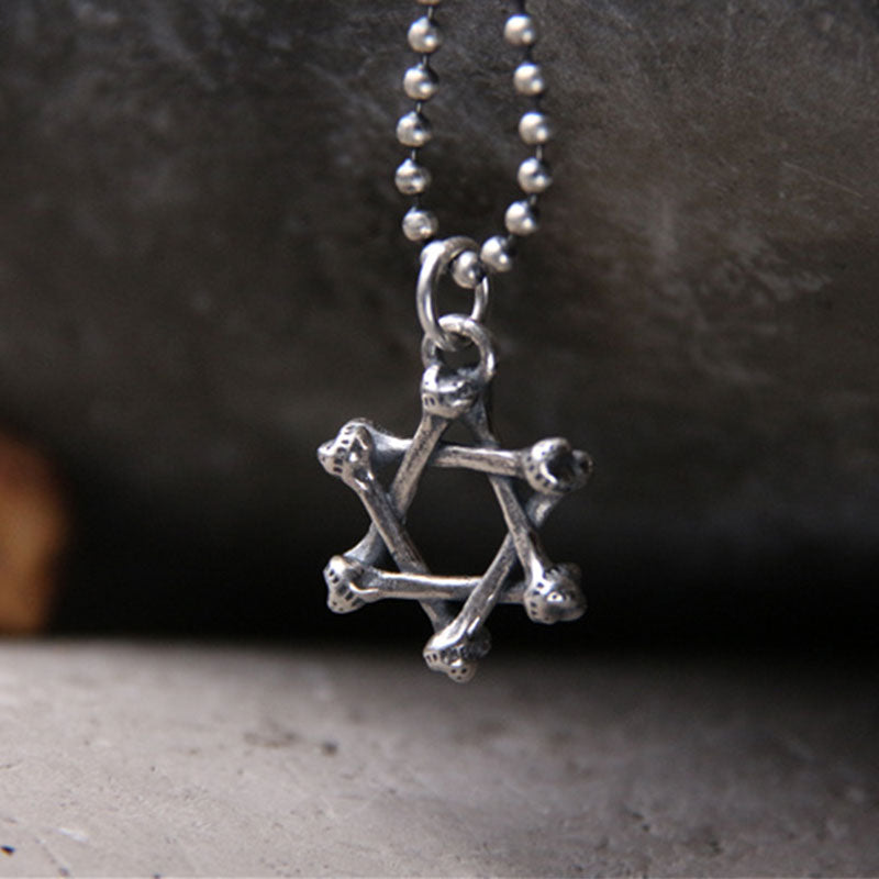 925 Sterling Silver Star of David Hope Protection Necklace - Small - image 2