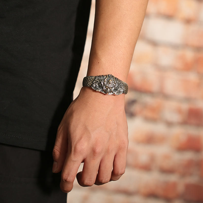 Tibetan Garuda Bird Wisdom Protection Bracelet Bangle - image 7