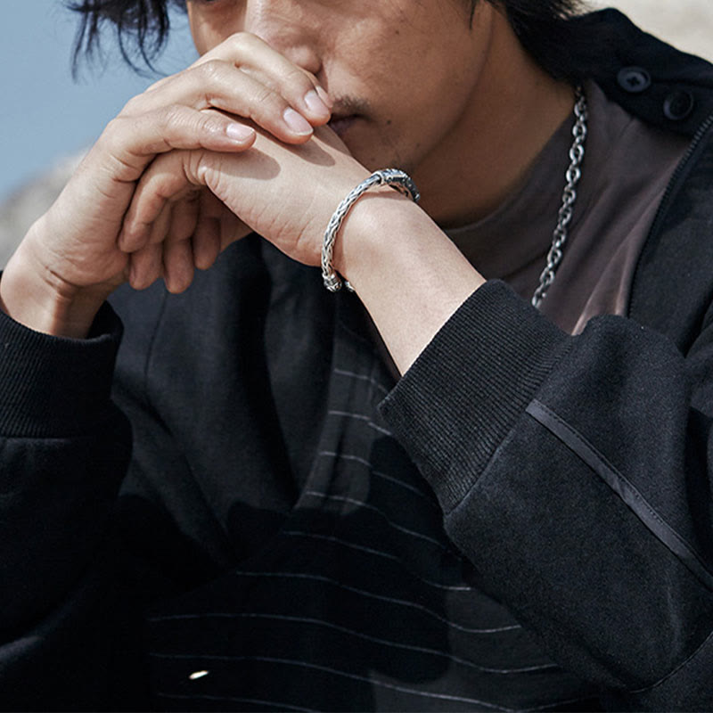 Buddha Stones Tibet Om Mani Padme Hum Engraved Focus Cuff Bracelet Bangle - image 9