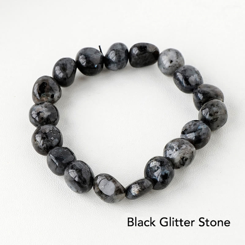 Natural Irregular Shape Crystal Stone Spiritual Awareness Bracelet