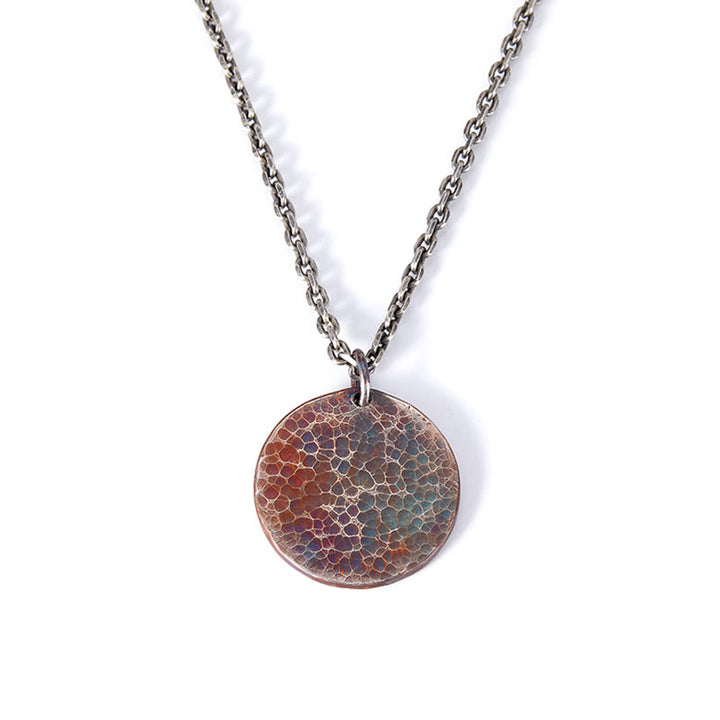 Buddha Stones 990 Sterling Silver Yin Yang Water and Fire Balance Necklace Pendant - image 5