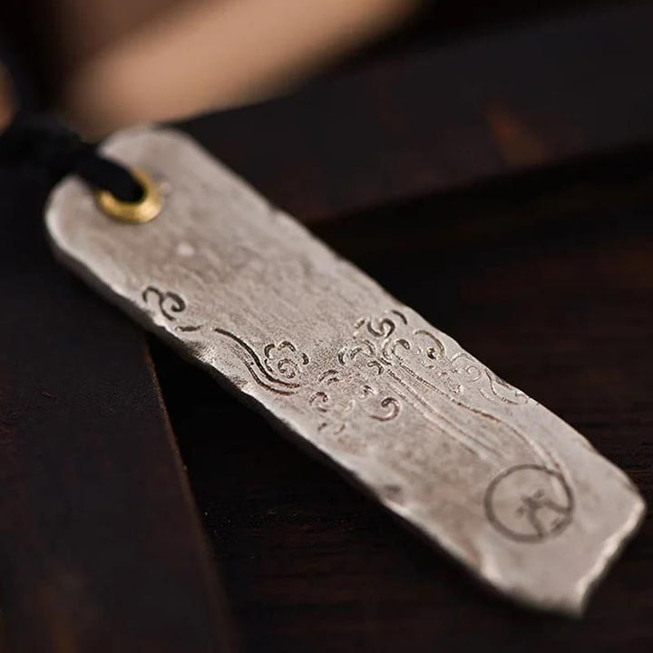 Buddha Stones Making A Fortune Chinese Character Copper Coin Wealth Necklace Pendant - image 3