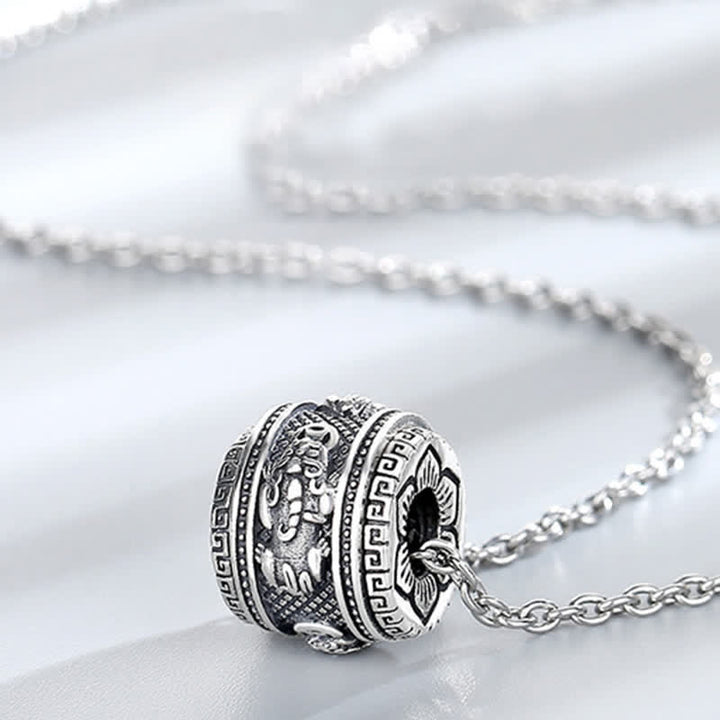 Buddha Stones PiXiu Luck Wealth Rotatable Necklace Pendant - image 5