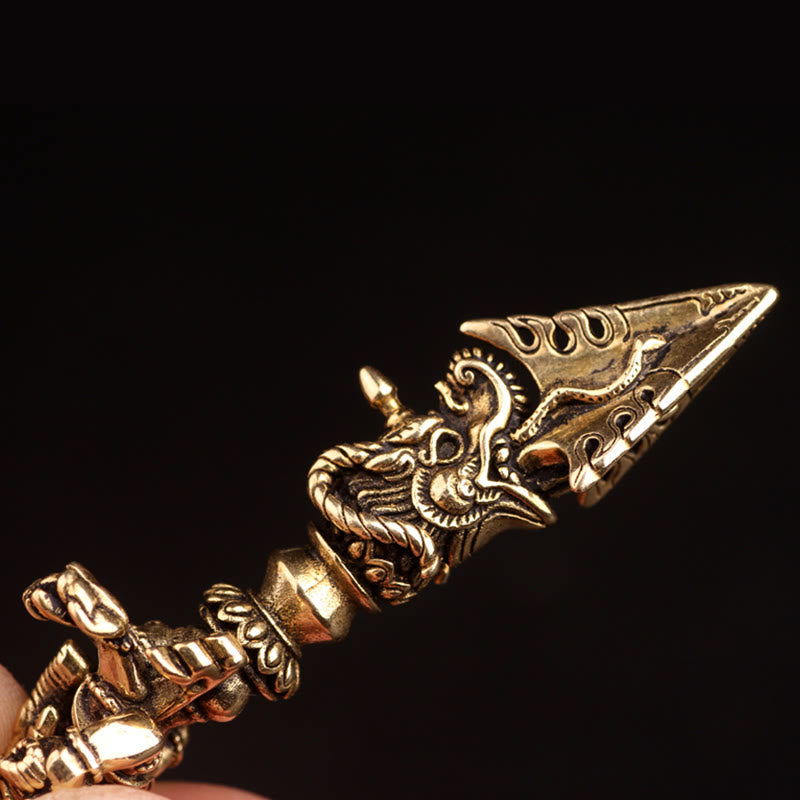 Tibetan Ganesh Ganpati Elephant God of Wealth Dorje Vajra Spiritual Power Necklace Pendant - image 7