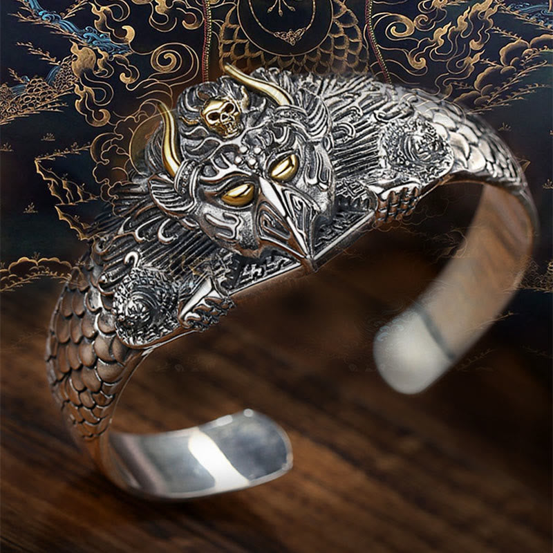 Tibetan Garuda Bird Wisdom Protection Bracelet Bangle - image 11