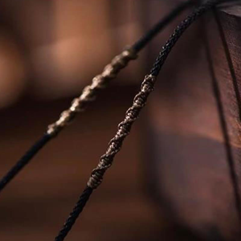 Buddha Stones Making A Fortune Chinese Character Copper Coin Wealth Necklace Pendant - image 7