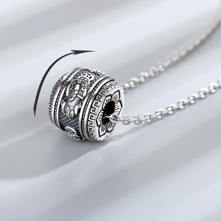 Buddha Stones PiXiu Luck Wealth Rotatable Necklace Pendant - image 6