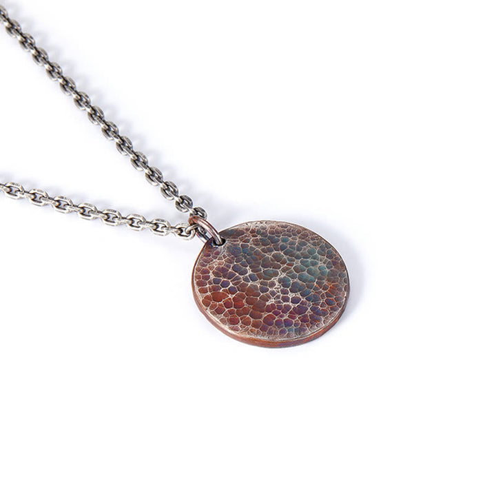 Buddha Stones 990 Sterling Silver Yin Yang Water and Fire Balance Necklace Pendant - image 8