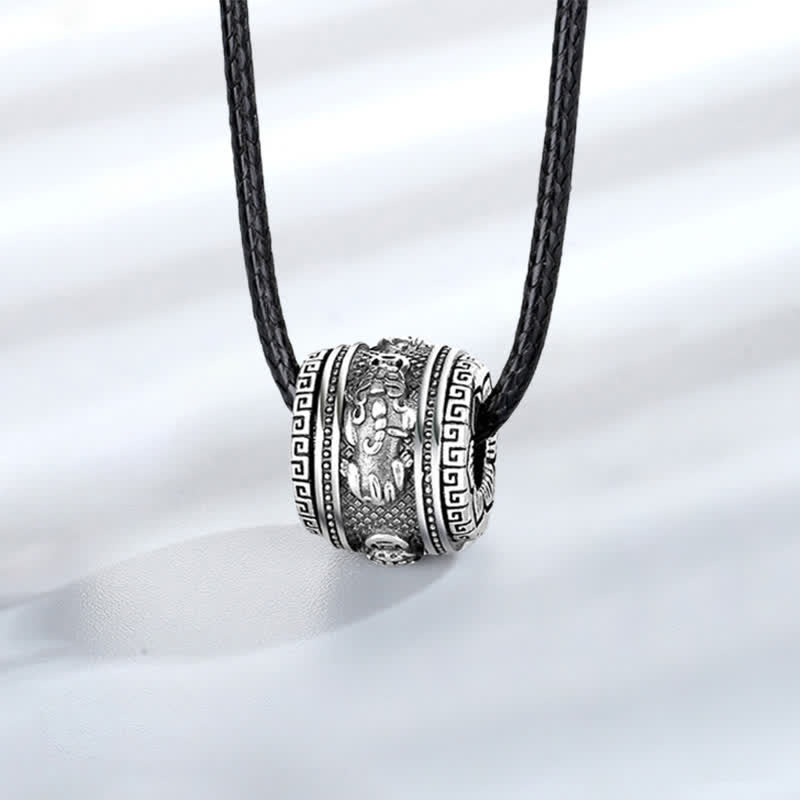 Buddha Stones PiXiu Luck Wealth Rotatable Necklace Pendant - Pendant&String - image 9