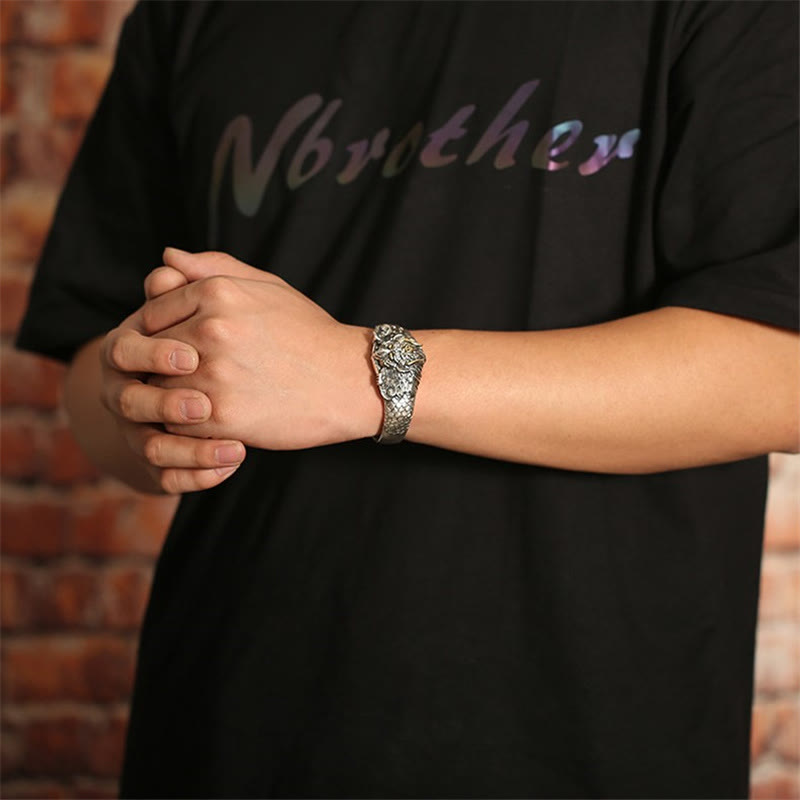 Tibetan Garuda Bird Wisdom Protection Bracelet Bangle - image 9