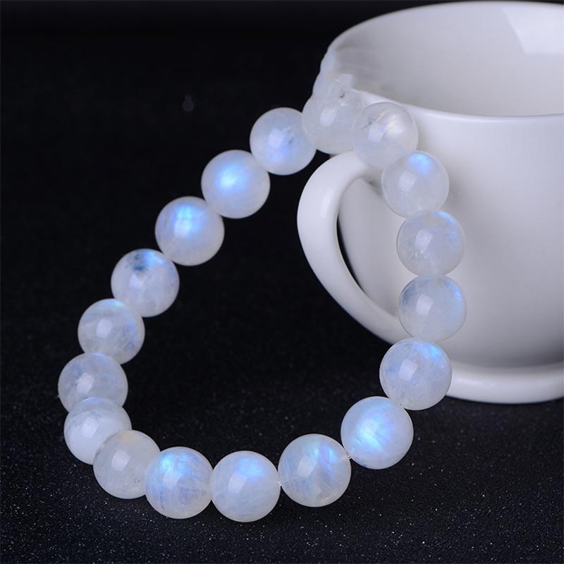 Buddha Stones Natural Moonstone Prosperity Bracelet - image 2